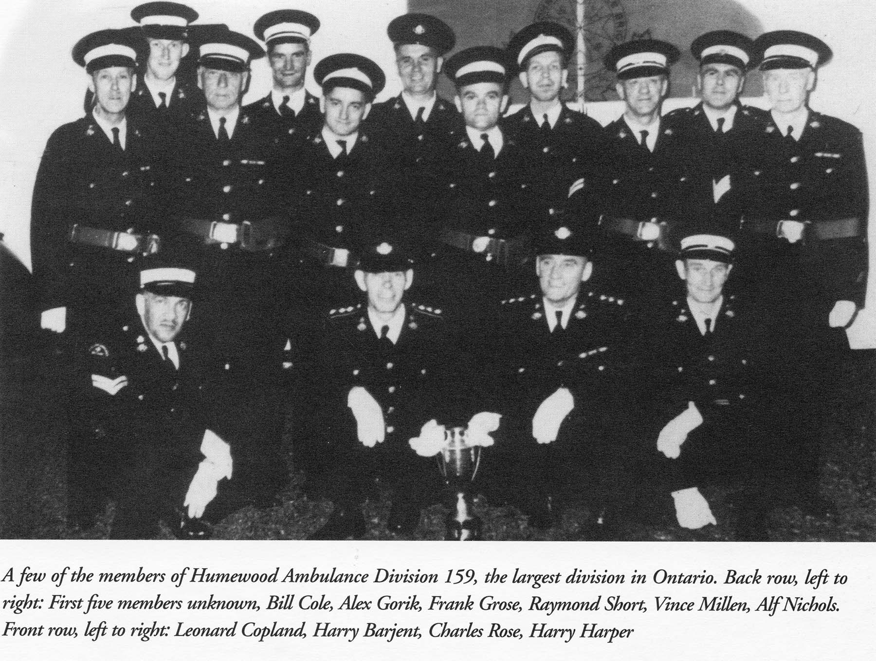 Humewood Ambulance Division 159 in 1954