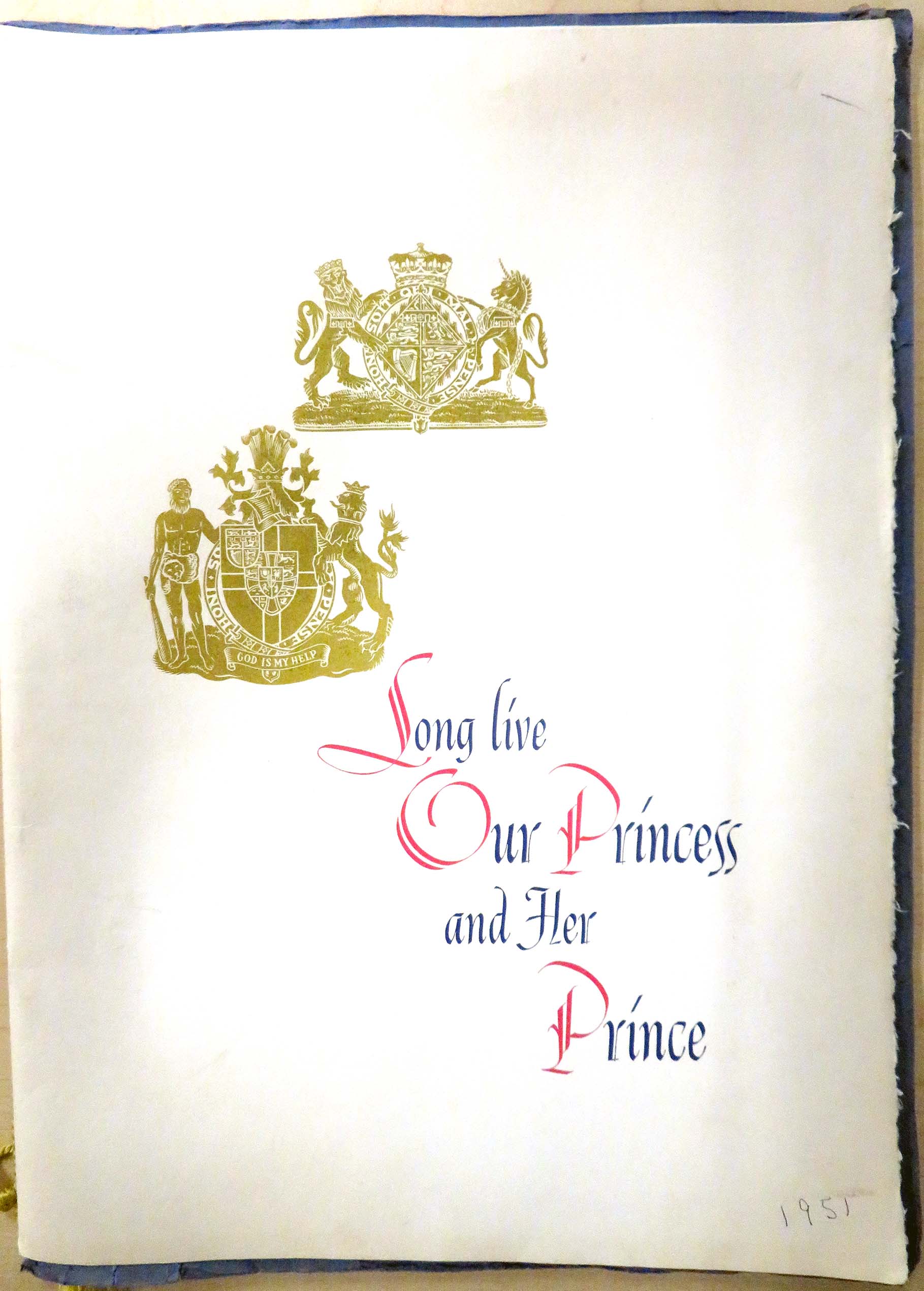 1951 Royal Visit Scrapbook p1